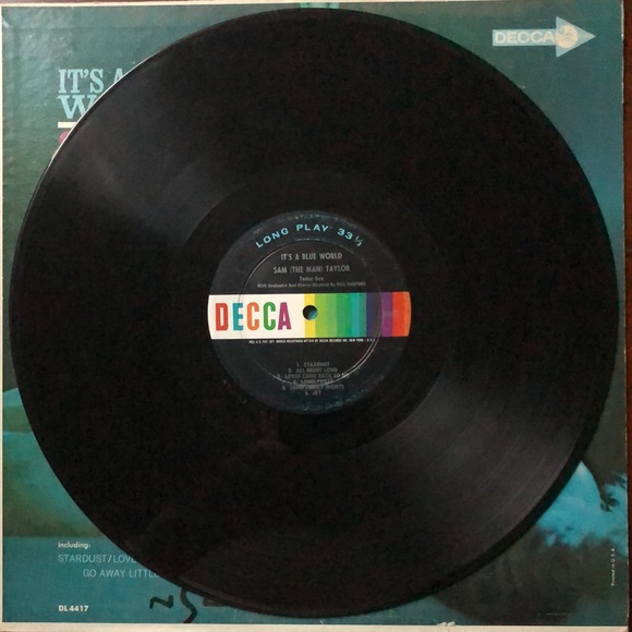 Sam The Man Taylor It's A Blue World Vinyl Lp '63 - Picture 3 of 7